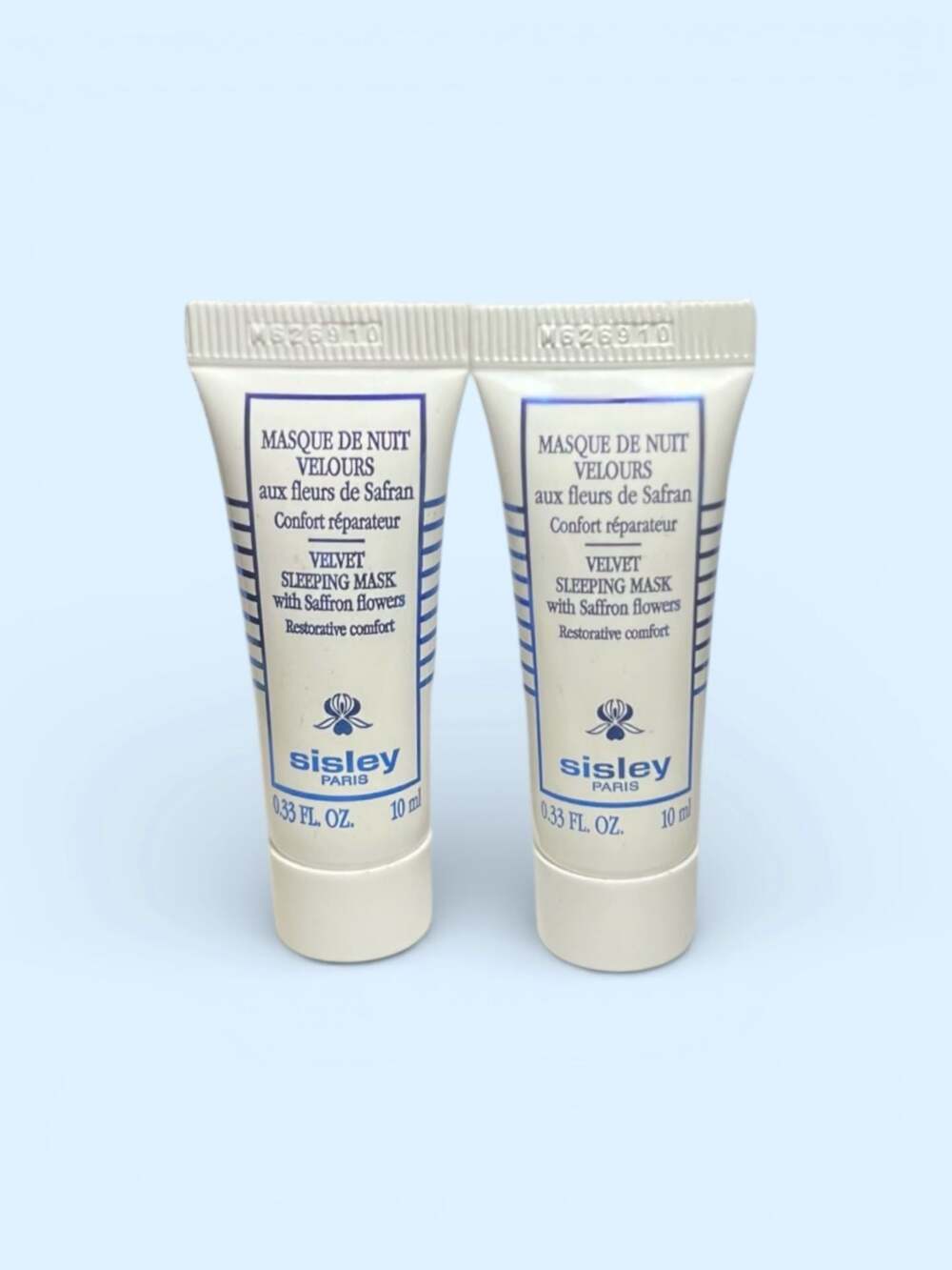Lot of 2 Sisley Paris Velvet Sleeping Mask With Saffron Flowers Travel Size 10ml - Picture 4 of 6